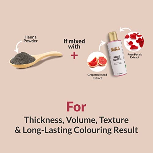 Mina ibrow Henna Цвят на косата Светло кафяв | Естествена Точков пудра на прах за боядисване на коса, Водоустойчив