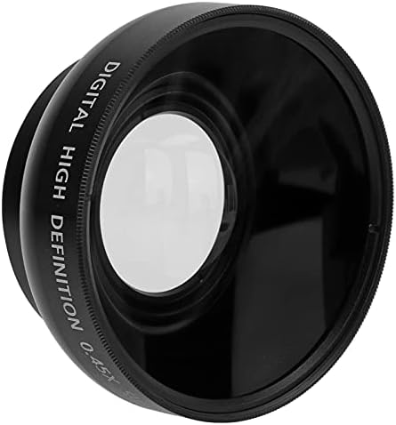 Широкоъгълен обектив, обектив 46 мм 0.45 X, макро обектив, Рафтинг и Оптично стъкло, за камери лещи с бленда филтър 46 мм/1.8