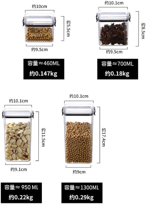 Контейнер за хранителни продукти PBKINKM буркани за съхранение на зърнени продукти, кутии за съхранение на продукти
