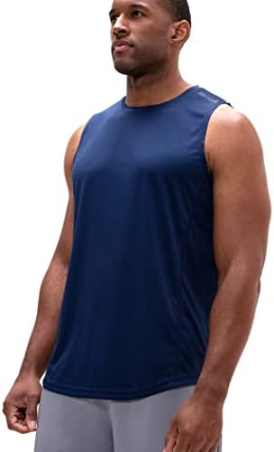 Мъжка риза DEVOPS за тренировки във фитнеса Свободно cut Без ръкави