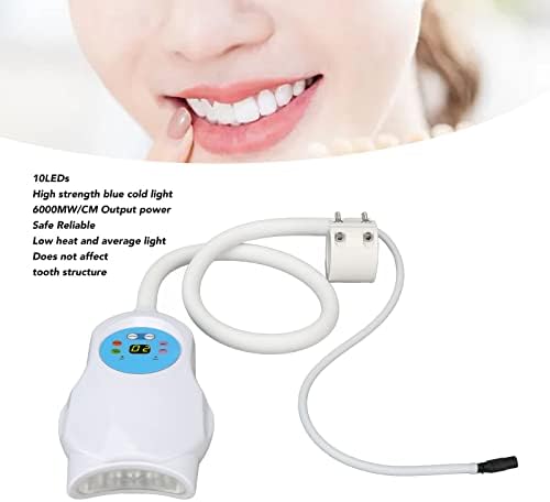 Избелваща Лампа за Избелване на зъбите със Синьо Студена Светлина 10 Кръгли Led технология, която ускорява процеса на Избелване на Зъбите Машина за Клиника 110-240 v
