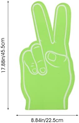 LIOOBO 3ШТ Пенопластовый Пръст Ръчно Мажоретките Пискюл EVA Пенопластовая Ръкавица за Спортни Срещи