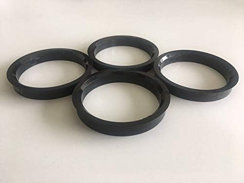 NB-AERO (Комплект от 4) Полиуглеродные пръстени за центриране на главината с диаметър от 72,62 мм до 66,56 mm с вътрешен диаметър | Централно пръстен за главината е Подходящ з?