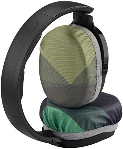 Geekria 2 Двойки от Седалките за слушалки от гъвкава тъкан, Миещи и растягивающиеся Хигиенни втулки за слушалки,