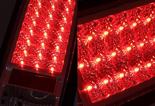 EPARTS Черен Корпус Прозрачни Лещи LED Задни Стоп-светлина на Задната спирачка на Задните Светлини при Събирането На Двойка е