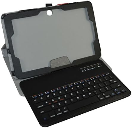 Калъф за клавиатура МАМА MOUTH Verizon Ellipsis 10, дизайн Coustom, Тънък калъф-поставка от Изкуствена кожа с Подвижна клавиатура за 10,1 таблет Verizon Ellipsis 10 Android, черен