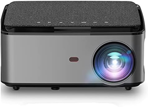 KXDFDC на цял екран за проектор с резолюция 1920x1080P, проектор за смартфон, led 3D проектор за домашно кино, видео (Размер: