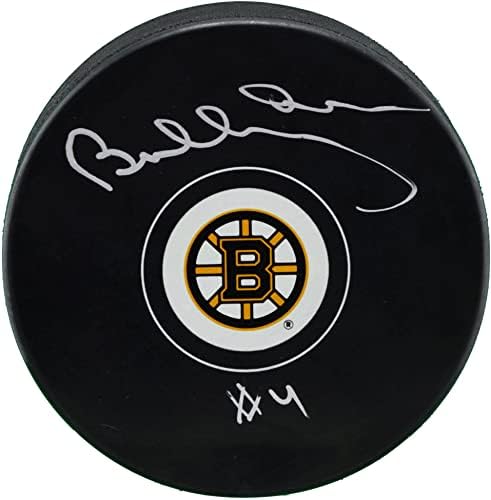 Хокейна шайба, с автограф Боби Orr Бостън Бруинс - за Миене на НХЛ с автограф