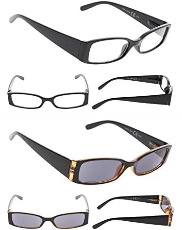 Дамски очила за четене Gr8Sight в 5 опаковки включват ридеры Sunshine за жени