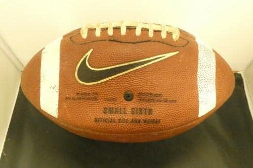 В футболен мач, NCAA, колеж, Използван от Nike Топка Penn State От Penn State - Използвана игра Колеж