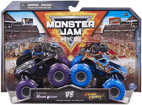 Официалното издание на Monster Jam в мащаб 1:64, Произведено под налягане от 2-те опаковки Серия 22 Warrior Iroquois