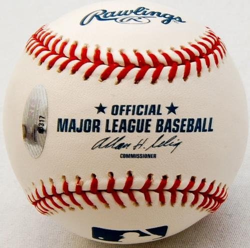 Играта на топка с автограф на Чад Биллингсли (Доджърс Ол Стар 2009 г., националният отбор на САЩ по бейзбол 2002) - Бейзболни топки с автографи