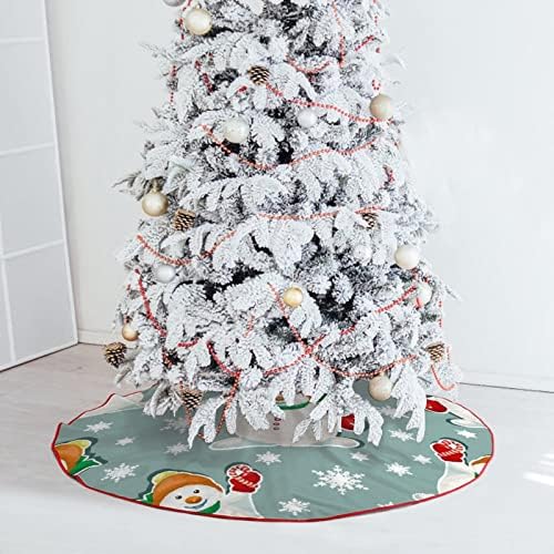 Коледно Дърво Пола Снежен човек Коледно Дърво Мат Празнична Украса за дома 30 × 30