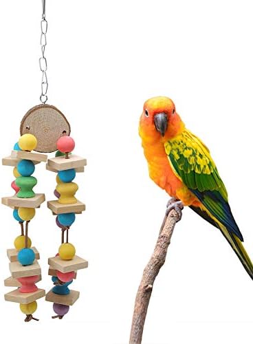 Redxiao ~ ~ Ярки Цветове, Трайни Играчки за Птици, Нетоксичная Играчка за Папагали с плетене на една кука, папагали,
