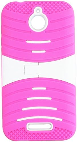 Защитно покритие MyBat Asmyna HTC Desire 510 Wave Symbiosis с Хоризонтална поставка - търговия на Дребно опаковка - Розово / Бяло