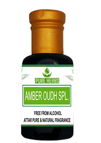 Аромат Pure Herbs AMBER OUD SPL Без алкохол За мъже, подходящ за специални случаи, партита и ежедневна употреба 10 мл
