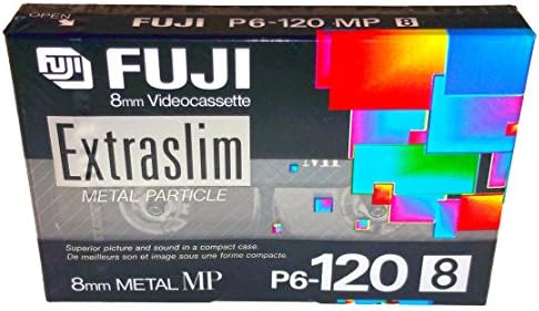 Видеокассета Fuji 8mm Metal MP Extraslim P6-120MP Digital8 - 3 опаковки