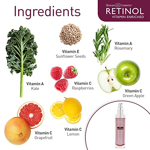 Средство за изсветляване на кожата с ретинол – Оригинална марка Retinol + формула обогатена с витамини Retinol
