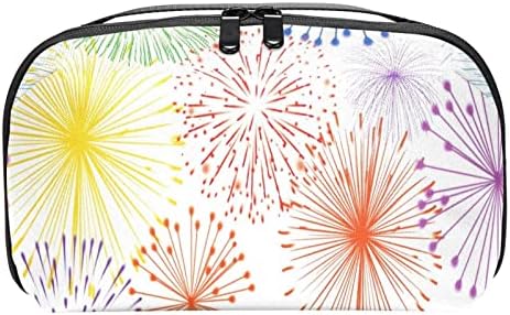 Водоустойчиви козметични чанти, Цветни пътни козметични чанти за празнуване на фойерверки, Многофункционални преносими,