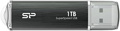 Silicon Power 1 TB USB 3.2 Gen 2 Портативен Външен SSD-диск със скорост до 600 Mbps, съвместим със серия от PS5 Xbox X