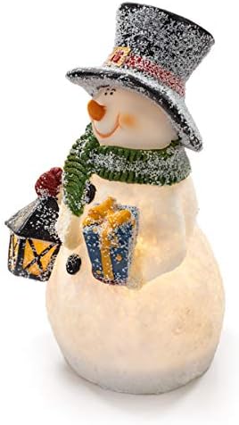 VP Home Нажежен Снежен човек LED Празничен Лампа и VP Home Весела Коледа Трио снежни човеци с Светящимся Led Фонарным