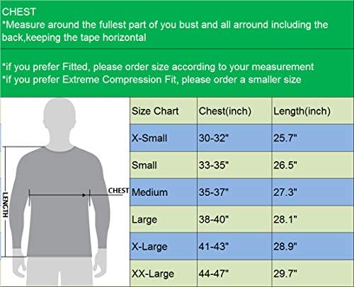 Мъжки Спортни Компресиране Риза NELEUS от 3 опаковки, Ризи за бягане