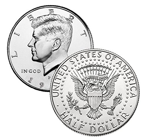 1985 P, D Набор от монети Кенеди в полдоллара 2, Без да се прибягва