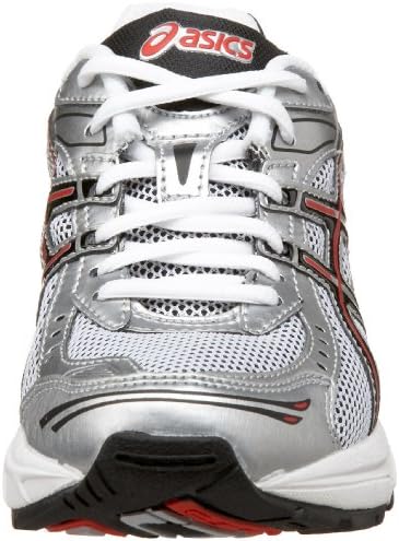 Маратонки за бягане ASICS Little Kid/Big Kid GEL-1140 GS, Бял / Onyx/Пламък, 1,5 M Little Kid