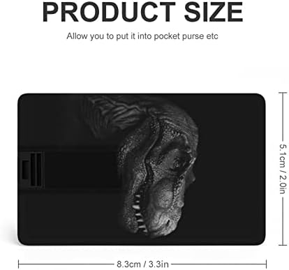 Динозавър T-Rex на Тъмната Кредитна карта, USB Флаш памети Персонализирана Карта с памет Ключови Корпоративни Подаръци