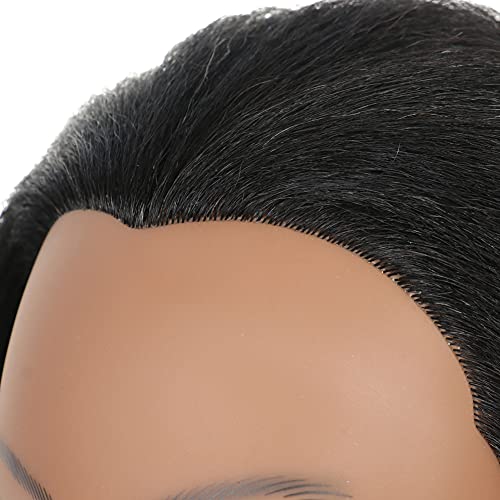 Главата на Манекена 14 инча, Реални Косата стоп-моушън Главата за Стайлинг на Коса Салонная Обучение Корона