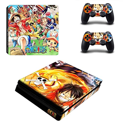 Аниме One And Two Piecee Luffy Zoro Санджи Асо Стикер на корицата на PS4 или PS5 Стикер за Sony PlayStation 4-5