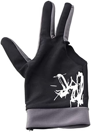 Ръкавици за Басейна MULESID, Билярдни Лайкровые Ръкавица за Дясната Ръка, Дишащи, Защитени с Три Пръста, Силиконови Ръкавици
