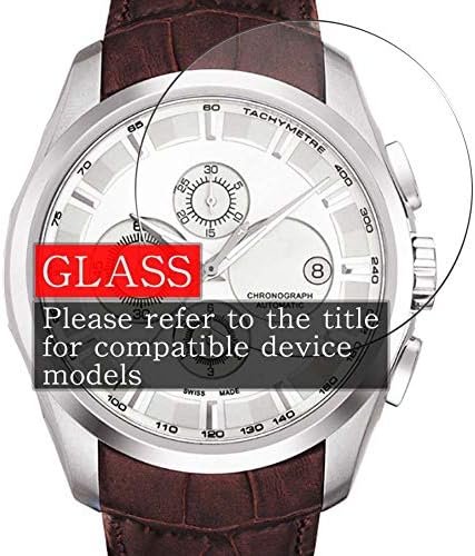 Защитно фолио за екрана Synvy [3 опаковки] от закалено стъкло, съвместима със защитни филм за смарт часовници SEIKO