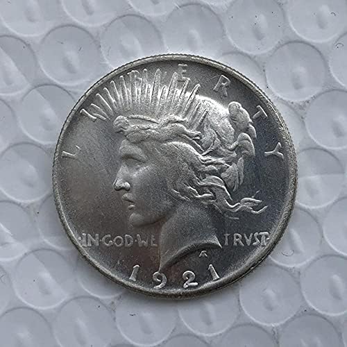 копие от 1921 г. - много добра монета Орел, САЩ, не циркулационни монета Morgan - Разгледайте Историческо перфектно