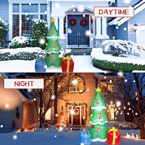 Коледни Надуваеми Изделия, TUMAN Pro 5,9 Футовое Надувное Украса за Коледната Елха с led подсветка, Взриви Коледна
