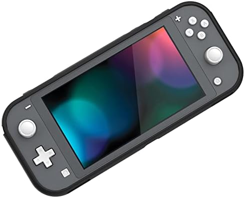 PlayVital Черно Обичай Защитен калъф за Nintendo Switch Lite, Мек Тънък калъф от TPU за Nintendo Switch Lite
