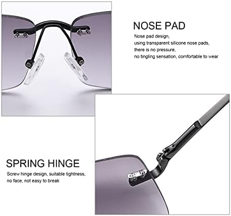 Devirld Полнообъективные очила за четене на пружинном тема със защита от синя светлина UV400 Слънчеви очила
