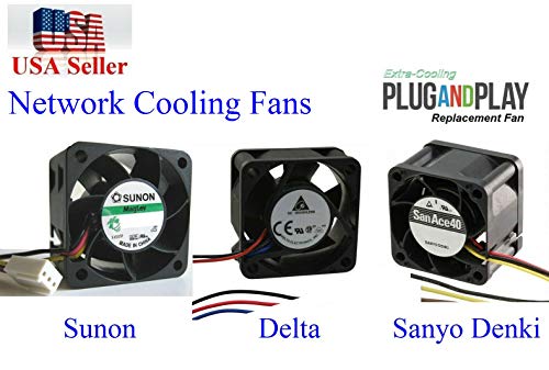 (1x) Преносим вентилатор за допълнително охлаждане. Съвместимост с вентилатор на Nortel 5520-48T-PWR