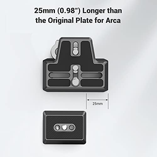 По-дълги быстроразъемная плоча SMALLRIG за стандарт Arca, съвместима с DJI RS 2 / RSC 2/RS 3 / RS 3 Pro Gimbal - 3162