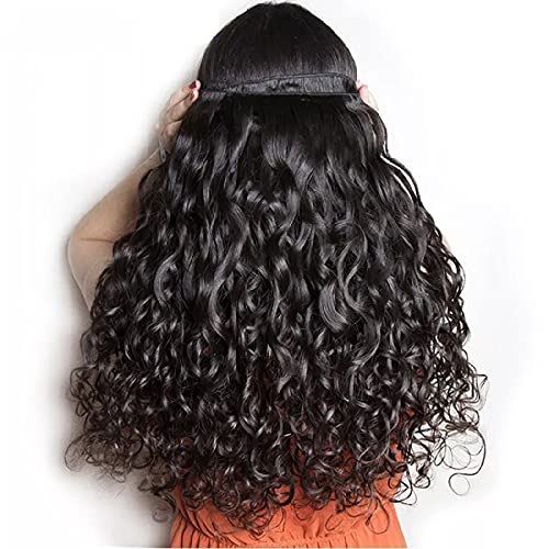 32-инчови косата вълна на вода 1 връзка Влажни и вълнообразни коси За удължаване 10A Virgin Бразилски Косата Естествен Цвят
