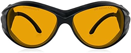 FreeMascot Нови Професионални UV очила с дължина на вълната от 6 + 190-490 нм/лилави и сини лазерни защитни очила за 405 nm 445