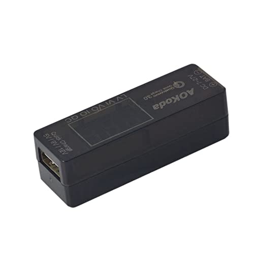 Преобразувател на мощност LIPO в USB QC3.0 Адаптер Бързо Зарядно Устройство за Смартфон, Таблет, Индикатор Тестер