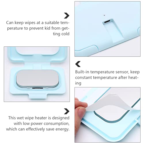 Kisangel 1 Комплект кърпички за деца топли пелени избършете електрическа възглавничка USB зареждане на лаптоп с влажна кърпа бойлер за подови зима