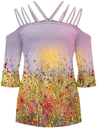 Тениска за Жени Лято Есен с Къс Ръкав е Удобна Цветна Облекло Модерен Памучен Тениска с изображение на Сърцето