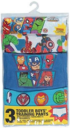 Комплект Панталони За Приучения Към Гърне Marvel Унисекс Baby Super Hero Multipack