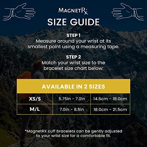 Магнитна гривна MagnetRX® от чист Мед - Магнитни Медни гривни - Регулируема Широка Медна Гривна-маншет с 12 магнити