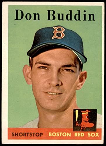 1958 Топпс 297 Дон Баддин на Бостън Ред Сокс (бейзболна картичка), БИВШ играч на Ред Сокс