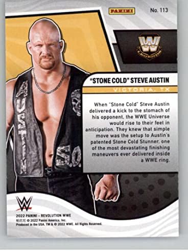 2022 Панини Revolution WWE 113 Stone Cold Steve Austin Легенди за Търговия на карта на легендарния Рестлинга