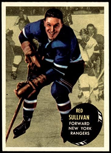 1961 Topps 48 Джордж Съливан Ню Йорк Рейнджърс-Хокей на лед (Хокей на карта) EX/Mount Рейнджърс-Хокей на лед