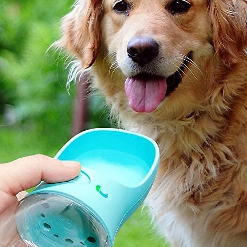 Преносим Опаковка за вода за кучета Amfi one с малка чаша за пиене, 19 грама, Дозирующая Ясла за домашни животни, за пешеходен туризъм, автомобил или за пътуване на откри?